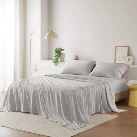 Cotton Blend Jersey Knit All Season Sheet Set Queen