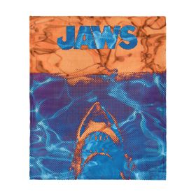 Jaws Neon Poster Silk Touch Throw Blanket 60x80 inches