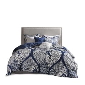 7 Piece Cotton Printed Comforter Set
