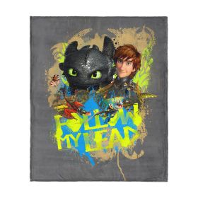 How to Train Your Dragon Follow My Lead Silk Touch Throw Blanket 60x80 inches