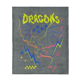 How to Train Your Dragon Neon Dragon Silk Touch Throw Blanket 60x80 inches