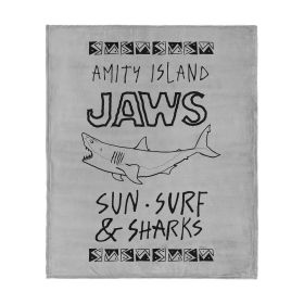 Jaws Amity Island Silk Touch Throw Blanket 60x80 inches