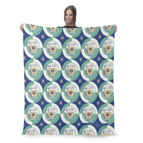 Warner Bros. Harry Potter Butterbeer Repeat Silk Touch Throw Blanket 60X80 Inches