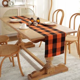 Halloween Tablecloth, Halloween tablecloth rectangular table multi-size (Color: as Pic, size: 33X220cm)